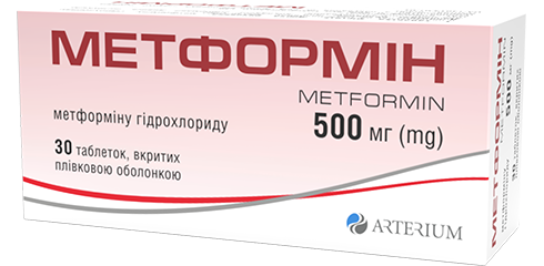 Метформін 500 in bulk №30